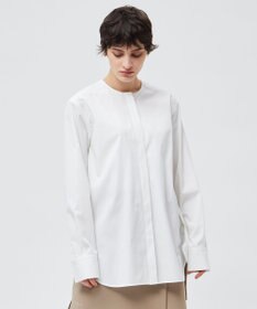 BEIGE， 【洗える】CROIX / コットンボウタイブラウス