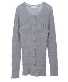 Green Parks プリーツニットカーディガン