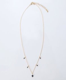 Phoebe <オンワード限定セット>カラージェムステーションワンポイントネックレス×2ラインテクスチャーワイドカフバングル