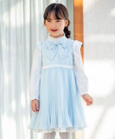 ANY KIDS シフォンプリーツワンピース