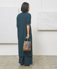 J.PRESS YORK STREET 【WOMEN】ワッシャーニットコンビ ワンピース