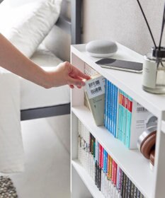 tower ハンドル付き隠せるコミックラック タワー ホワイト