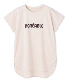 UNFILO BEAUTY FORM-T cotton ロゴ フレンチスリーブ Tシャツ