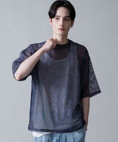 WEGO 【2点SET】メッシュパターンアンサンブルPOシャツ（SS）