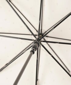 MOONBAT 【耐風】LANVIN en Bleu 長傘 サテンプリントリボン