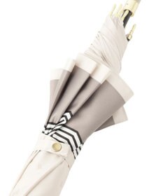 MOONBAT 【耐風】LANVIN en Bleu 長傘 サテンプリントリボン