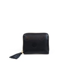 UNBILLION ペルケ perche / ドット型押し・ジャバラカードウォレット