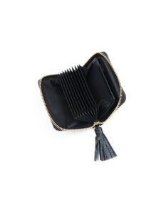 UNBILLION ペルケ perche / ドット型押し・ジャバラカードウォレット