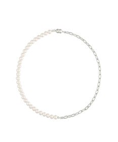 NAVE 【AFFECT】パール＆チェーンネックレス小