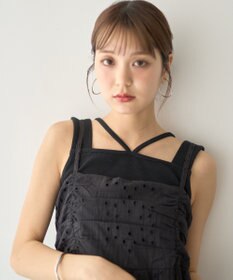 earth music&ecology レイヤードカットタンクトップ