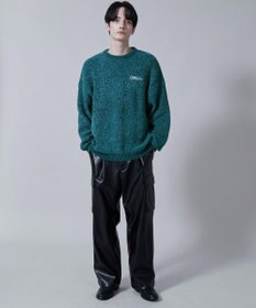 WEGO ベロアモールワンポイントプルオーバー