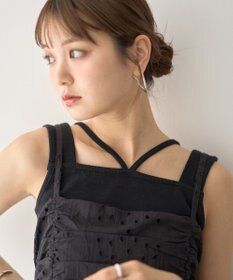 earth music&ecology レイヤードカットタンクトップ