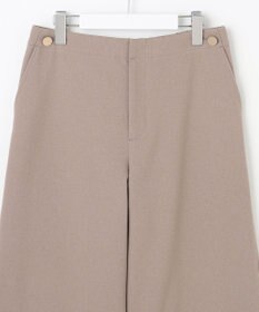 J.PRESS LADIES 【WEB限定カラーあり・洗える】ツムギート flannel ワイド クロップド パンツ