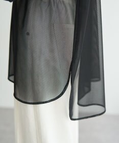 YECCA VECCA メッシュMIXデザインシャツ②