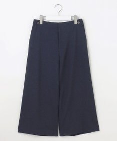 J.PRESS LADIES S 【WEB限定カラーあり・洗える】ツムギート flannel ワイド クロップド パンツ