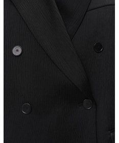 JOSEPH テクスチャードビスコース　ダブルブレステッドジャケット