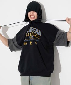 WEGO 【ユニセックス着用ITEM/手洗い可】ロゴノースリーブパーカー