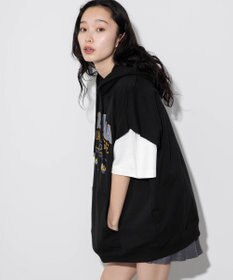 WEGO 【ユニセックス着用ITEM/手洗い可】ロゴノースリーブパーカー