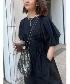 Green Parks ボリューム袖ロングワンピース