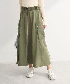 Green Parks ・ＳＵＧＡＲ　ＳＰＯＯＮ　ミリタリーフレアスカート