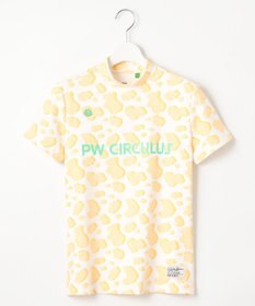 PW CIRCULUS 【永嶋花音プロ着用アイテム】【UV遮蔽率99.5% UVカット / 速乾 / ストレッチ】【WOMEN】アニマルドットモックT ゴルフウェア レディース