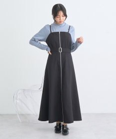 earth music&ecology ダブルジップキャミワンピース