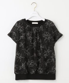 ANY SIS シフォンかぶせ ブラウス