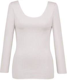 Wing あったかインナー 綿100％(肌側) アウターにひびきにくい ムレにくい 【綿の贅沢ここちフラット】 8分袖 長袖 秋 冬 EL4871 ウイング／ワコール