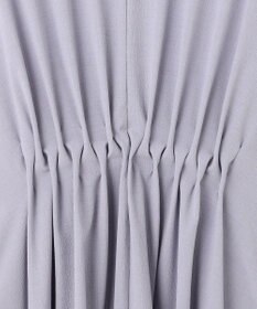 ICB L 【ASUMI・MANAMIコラボ 丈が選べる】タックデザインワンピース