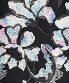 GRACE CONTINENTAL フラワー刺繍プリントスカート