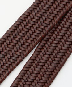 JOSEPH ABBOUD 【イタリア素材・ストレッチ・日本製】 ストレッチレザー ベルト