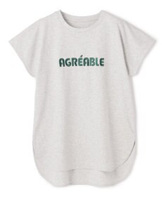 UNFILO BEAUTY FORM-T cotton ロゴ フレンチスリーブ Tシャツ