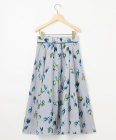 組曲 チューリッププリント フレアスカート