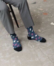 TRICOTE ARGYLE LINK SOCKS／アーガイルリンクソックス