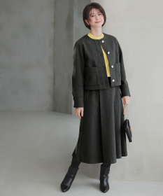 ANY SIS 【2SET】ジャケット × フレアスカート セット