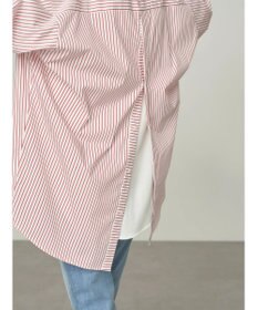 AMERICAN HOLIC イージーケアバックオープンシャツチュニック