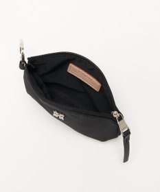 russet カラビナ付きラウンドフラットポーチ(Z-208)