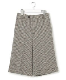 23区 ライトツイード チェック ハーフパンツ