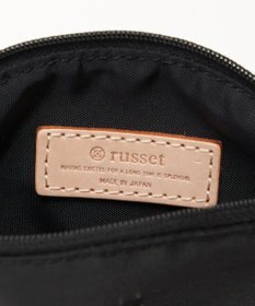 russet カラビナ付きラウンドフラットポーチ(Z-208)