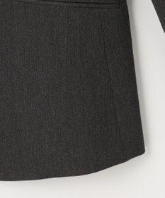 J.PRESS LADIES 【洗える】アルガンシルク ノーカラー ジャケット