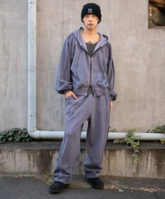 WEGO 【ユニセックス着用ITEM/MLサイズ展開】スウィッチングZIPパーカー