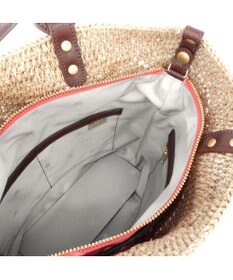 IBIZA ラフィア　セミショルダーバッグ