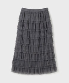 GRACE CONTINENTAL タイトティアードチュールスカート