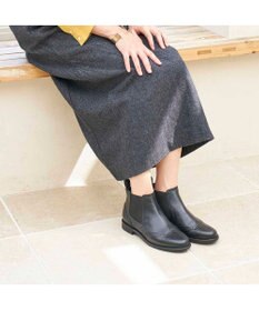 ing <ing>ウィングチップサイドゴアブーツ