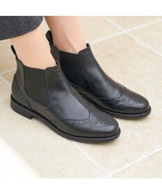 ing <ing>ウィングチップサイドゴアブーツ