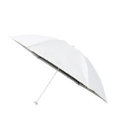 MOONBAT 【軽量】マッキントッシュ フィロソフィー 晴雨兼用日傘 折りたたみ傘 ストライプ／遮光 遮熱 UV