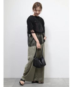 AMERICAN HOLIC チュールオーバーサイズＴシャツ