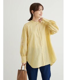 Green Parks 袖刺繍シャツチュニック