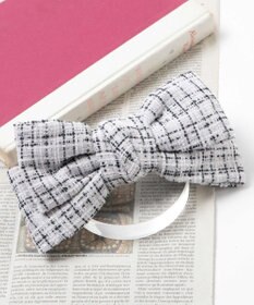 WEGO L柄リボンバレッタ