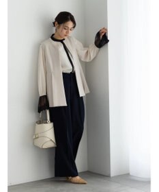 Te chichi 【セレモニーアイテム】2タックワイドパンツ（セットアップ可）